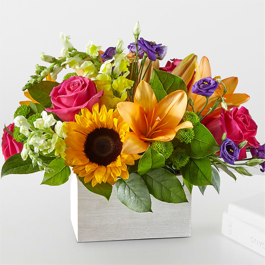 Best Day Box Bouquet – Flower House Iii, Spring Hill FL