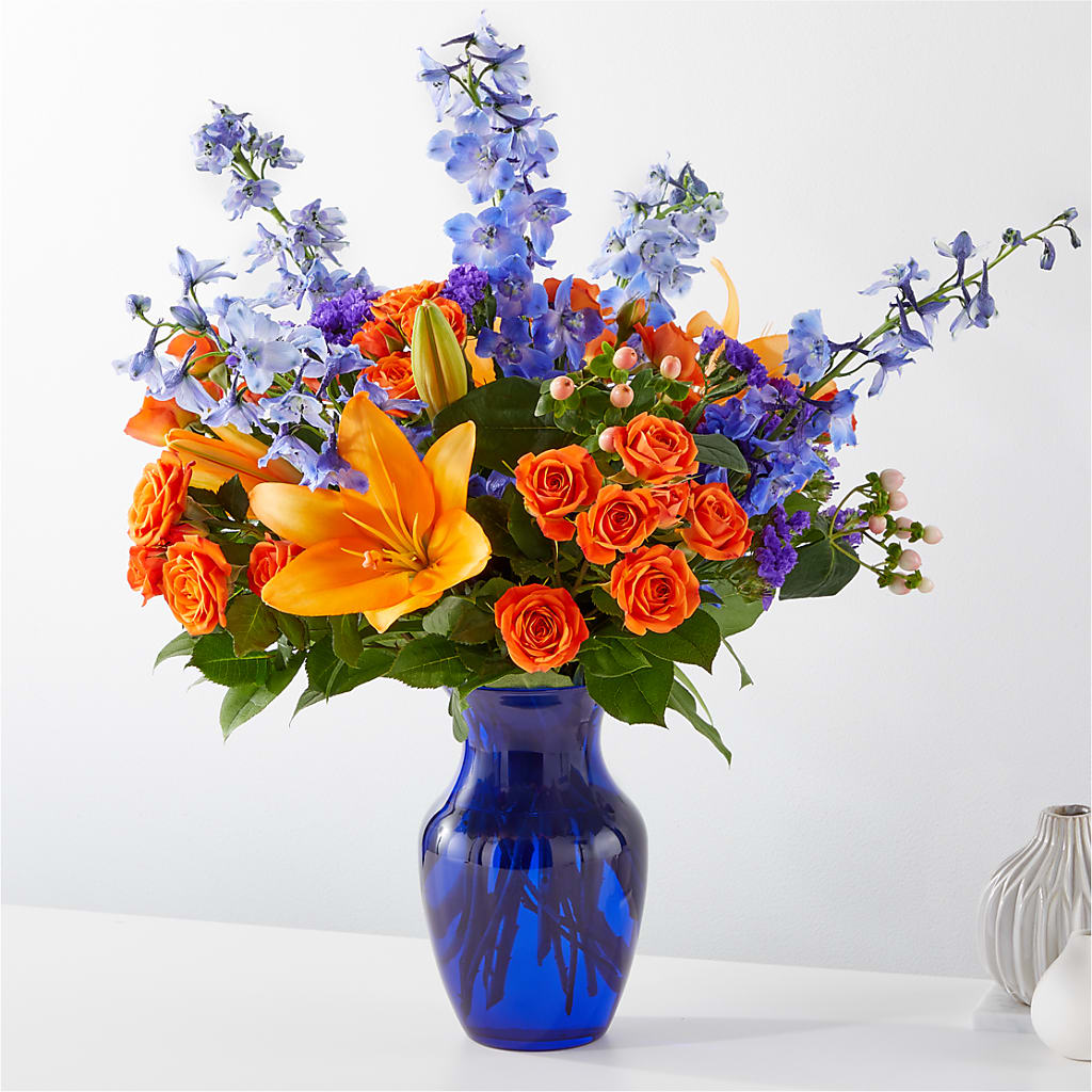 Radiant Citrus Bouquet – Flower House Iii, Spring Hill FL