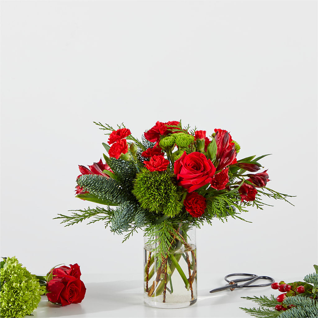 Merry Moment Bouquet – A Florist Original – Flower House Iii, Spring Hill FL