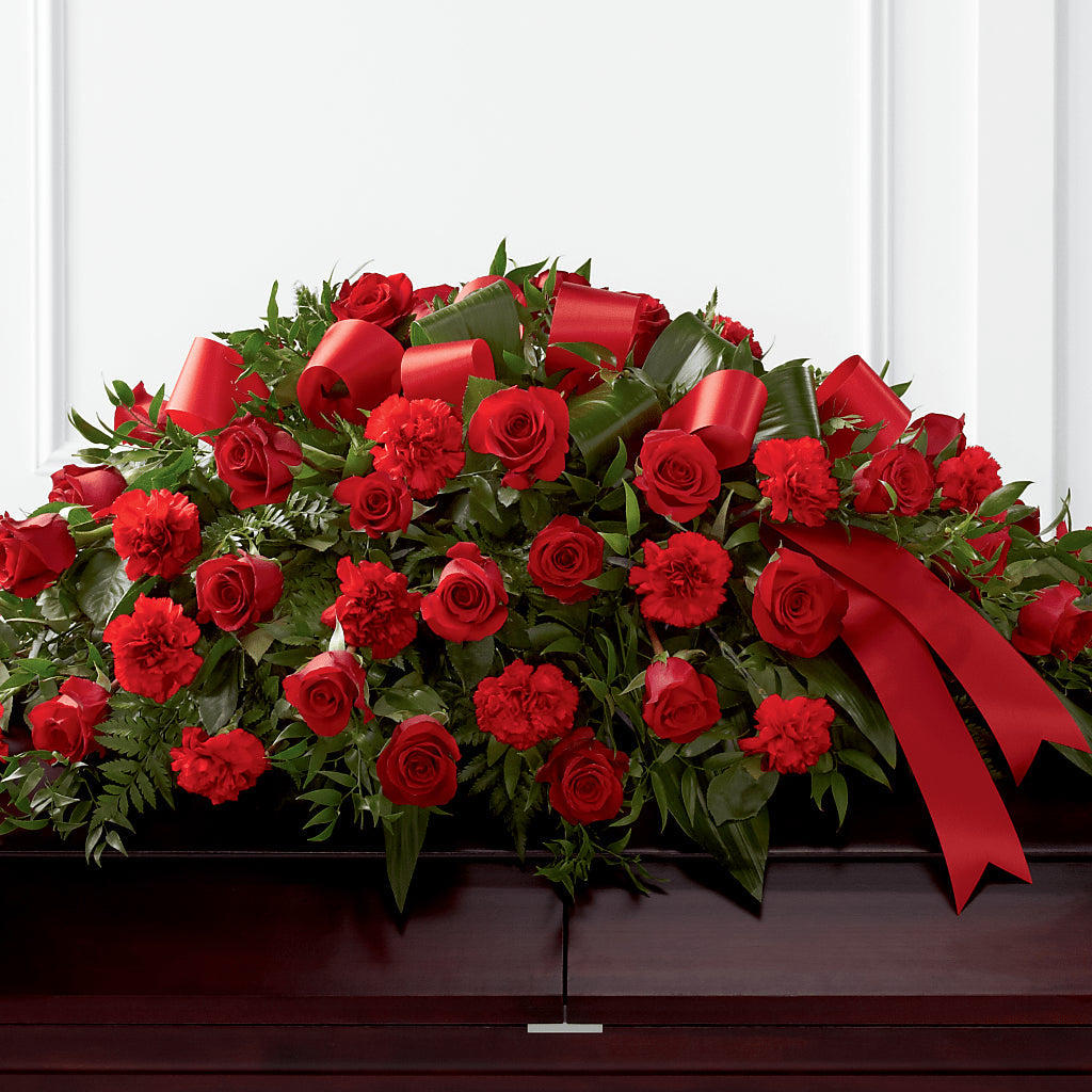 Tribute of Life Casket Spray – Flower House Iii, Spring Hill FL