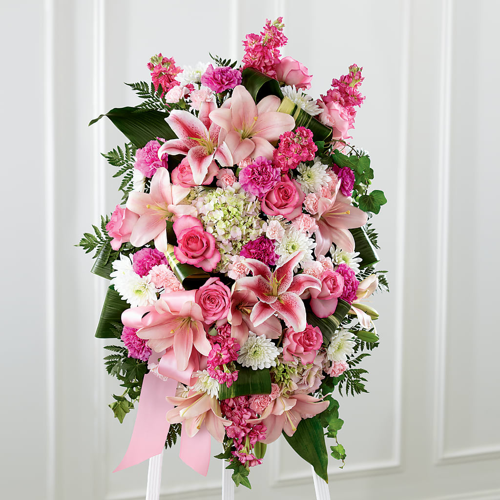 Comforting Standing Spray – Flower House Iii, Spring Hill FL
