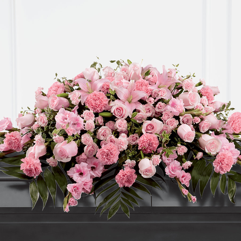 Garden of Comfort Casket Spray (Standard) – Flower House Iii, Spring Hill FL