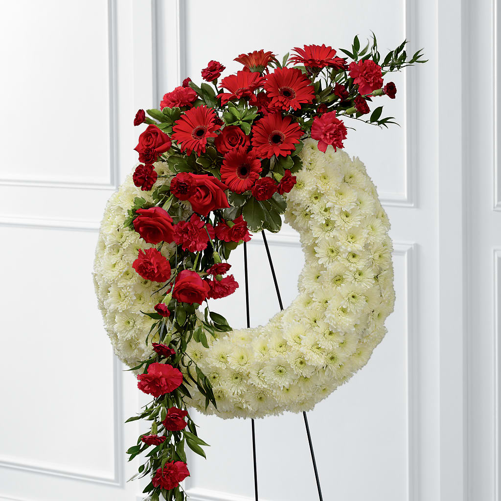 Graceful Tribute Wreath – Flower House Iii, Spring Hill FL