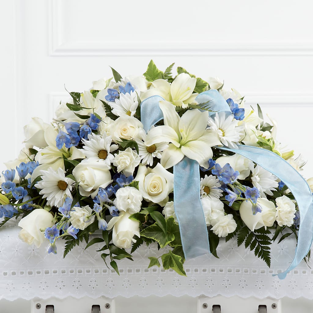 Tender Treasure Casket Spray – Flower House Iii, Spring Hill FL