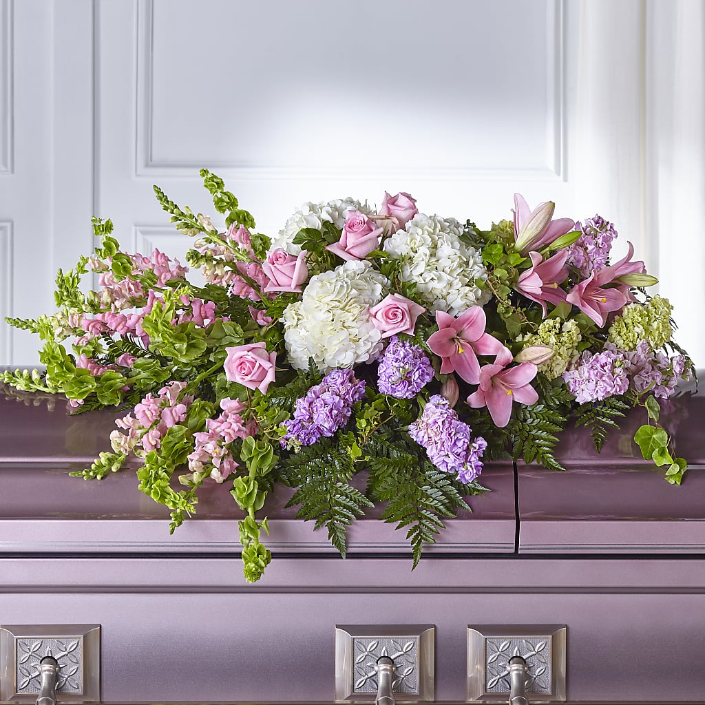Life's Gratitude Casket Spray – Flower House Iii, Spring Hill FL