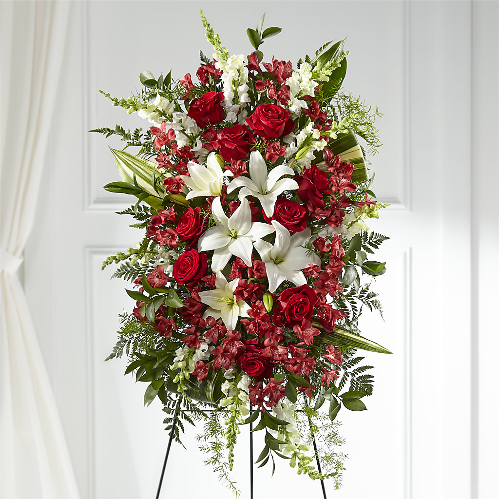 Everlasting Memory Standing Spray – Flower House Iii, Spring Hill FL