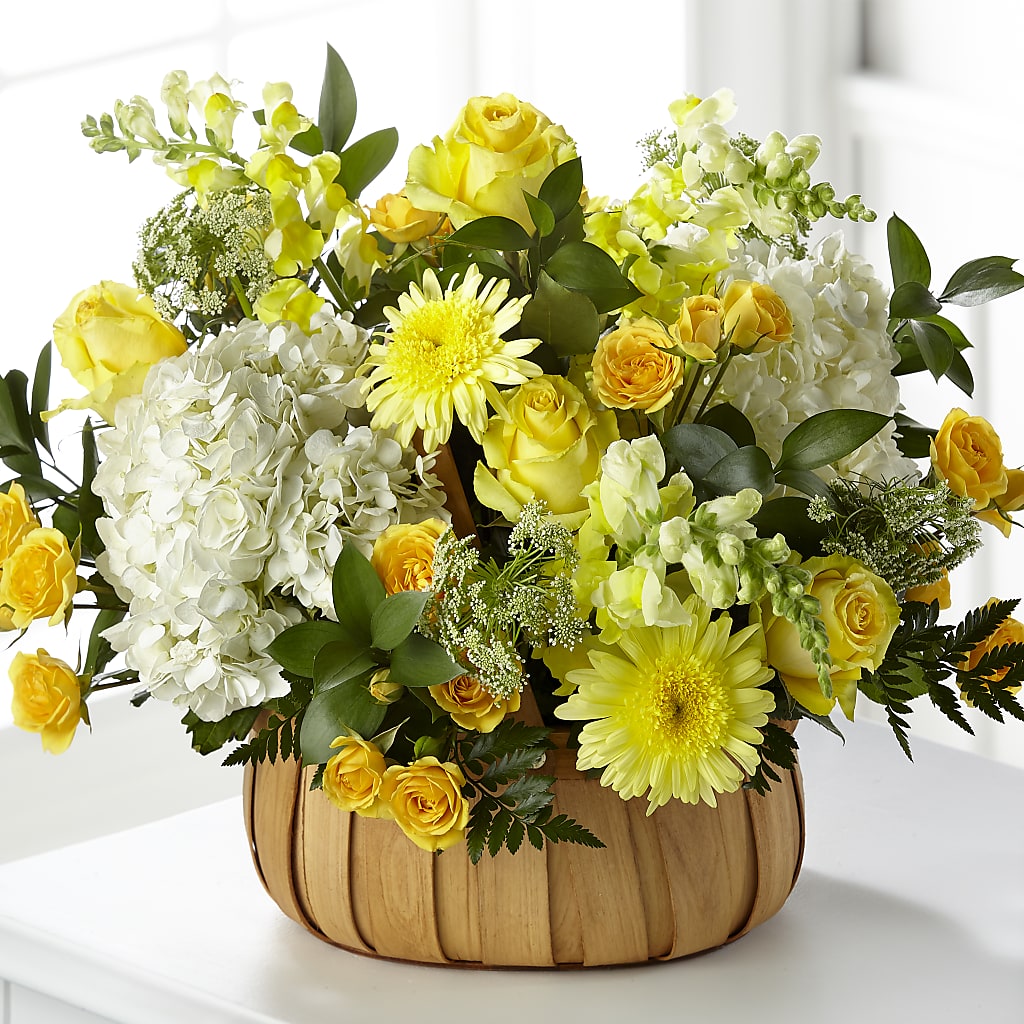 Rustic Remembrance Basket – Flower House Iii, Spring Hill FL