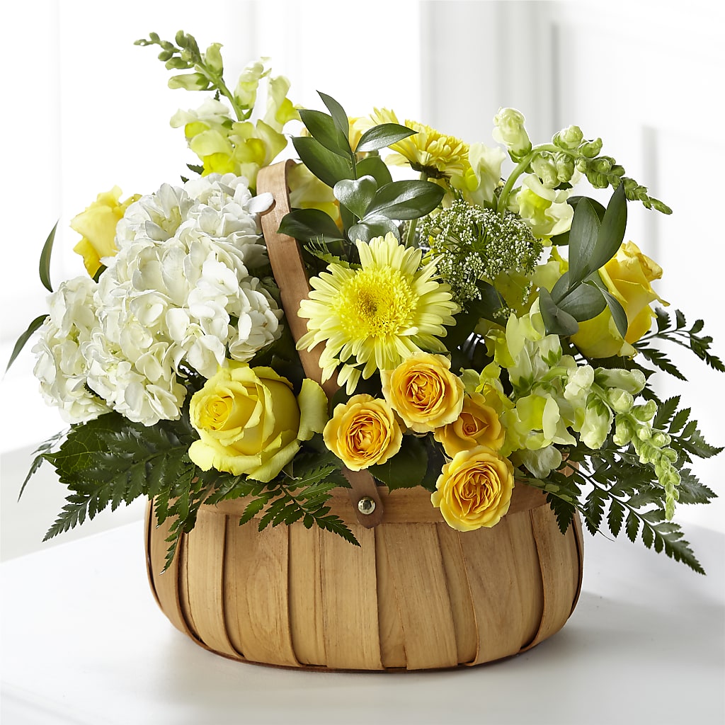Rustic Remembrance Basket – Flower House Iii, Spring Hill FL