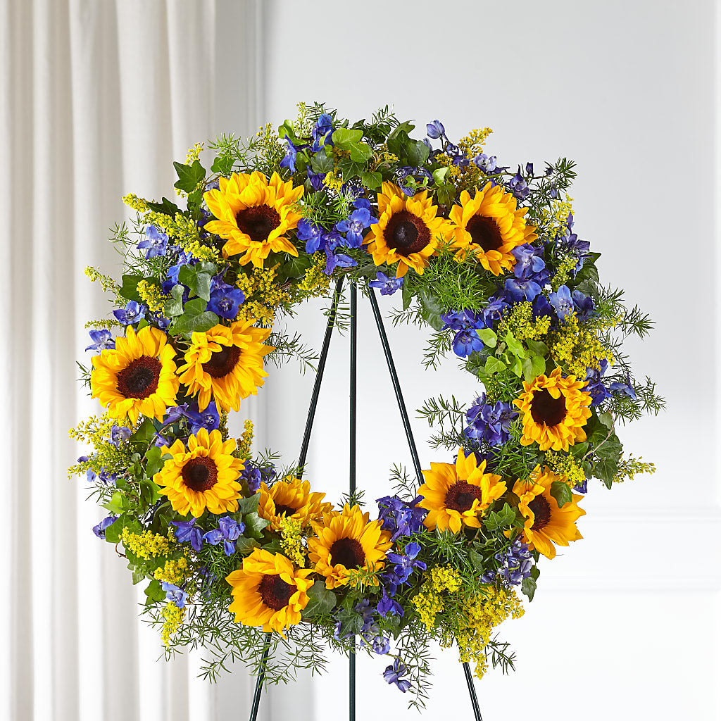 Bright Rays Wreath – Flower House Iii, Spring Hill FL