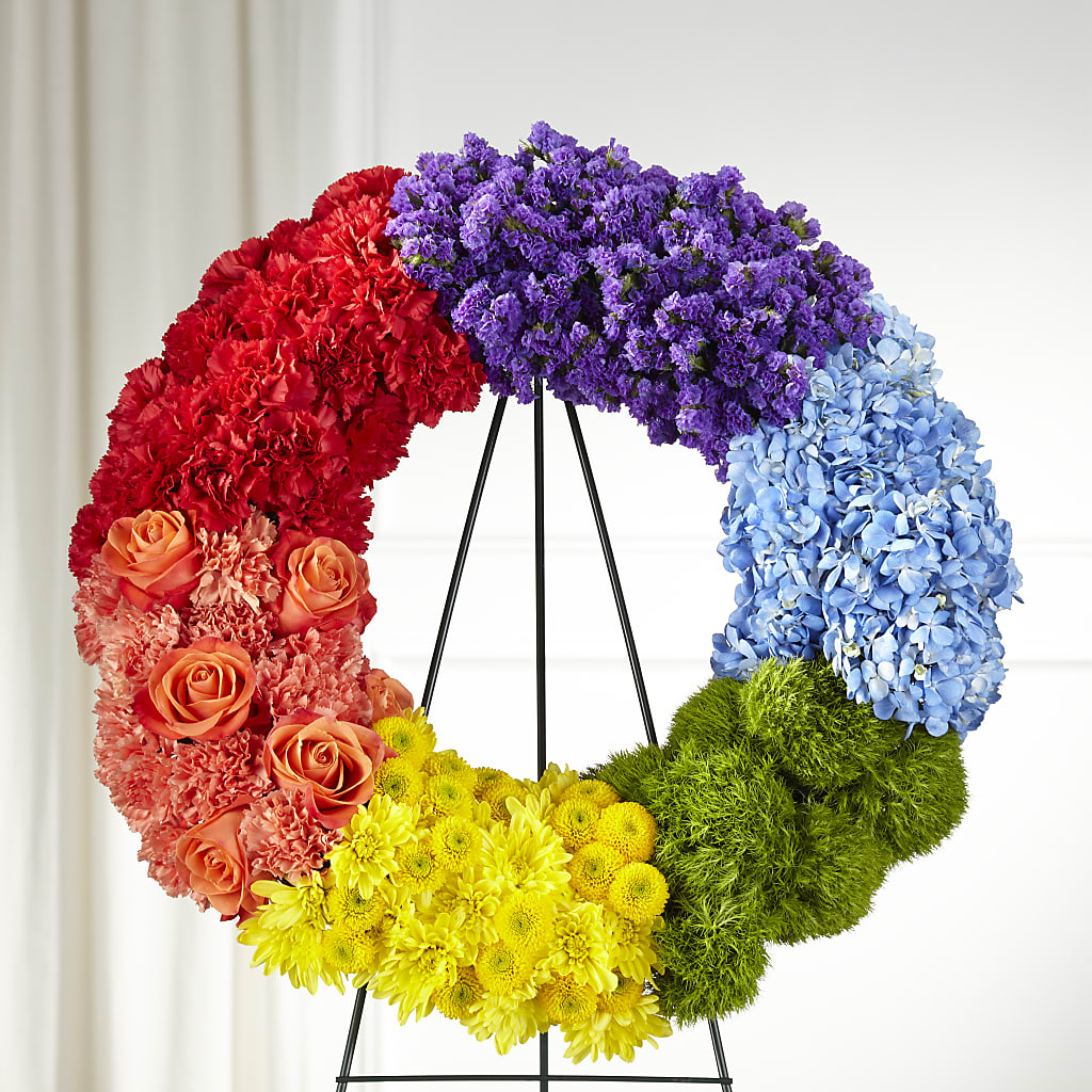 Circle of Love Wreath – Flower House Iii, Spring Hill FL