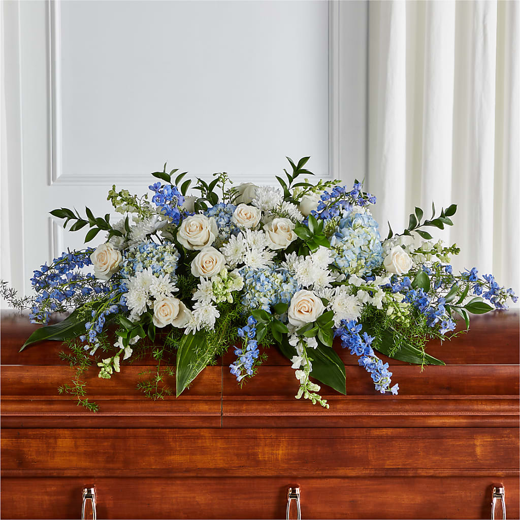 Timeless Essence Casket Spray – Flower House Iii, Spring Hill FL