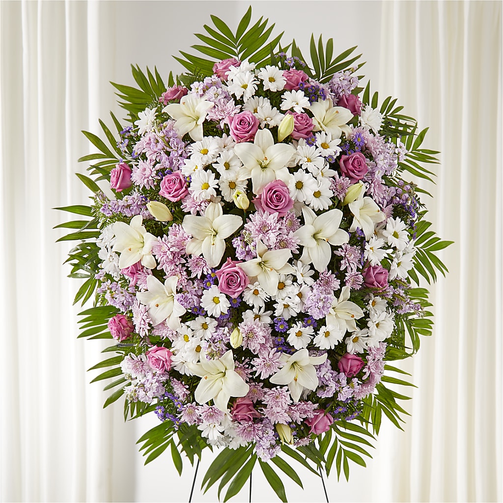 Surrounded by Love Standing Spray – Flower House Iii, Spring Hill FL