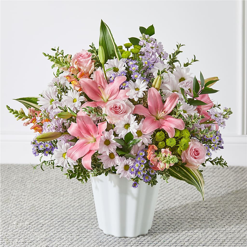 Abundant Compassion Floor Basket – Flower House Iii, Spring Hill FL