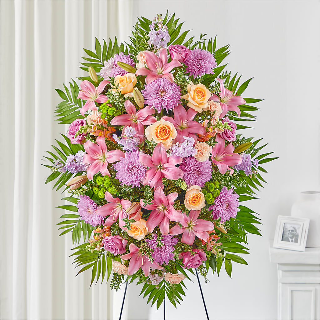 Love & Light Standing Spray – Flower House Iii, Spring Hill FL