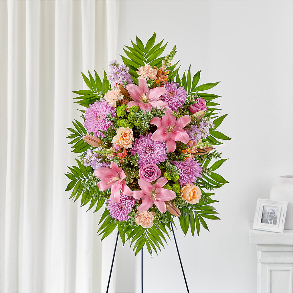 Love & Light Standing Spray – Flower House Iii, Spring Hill FL