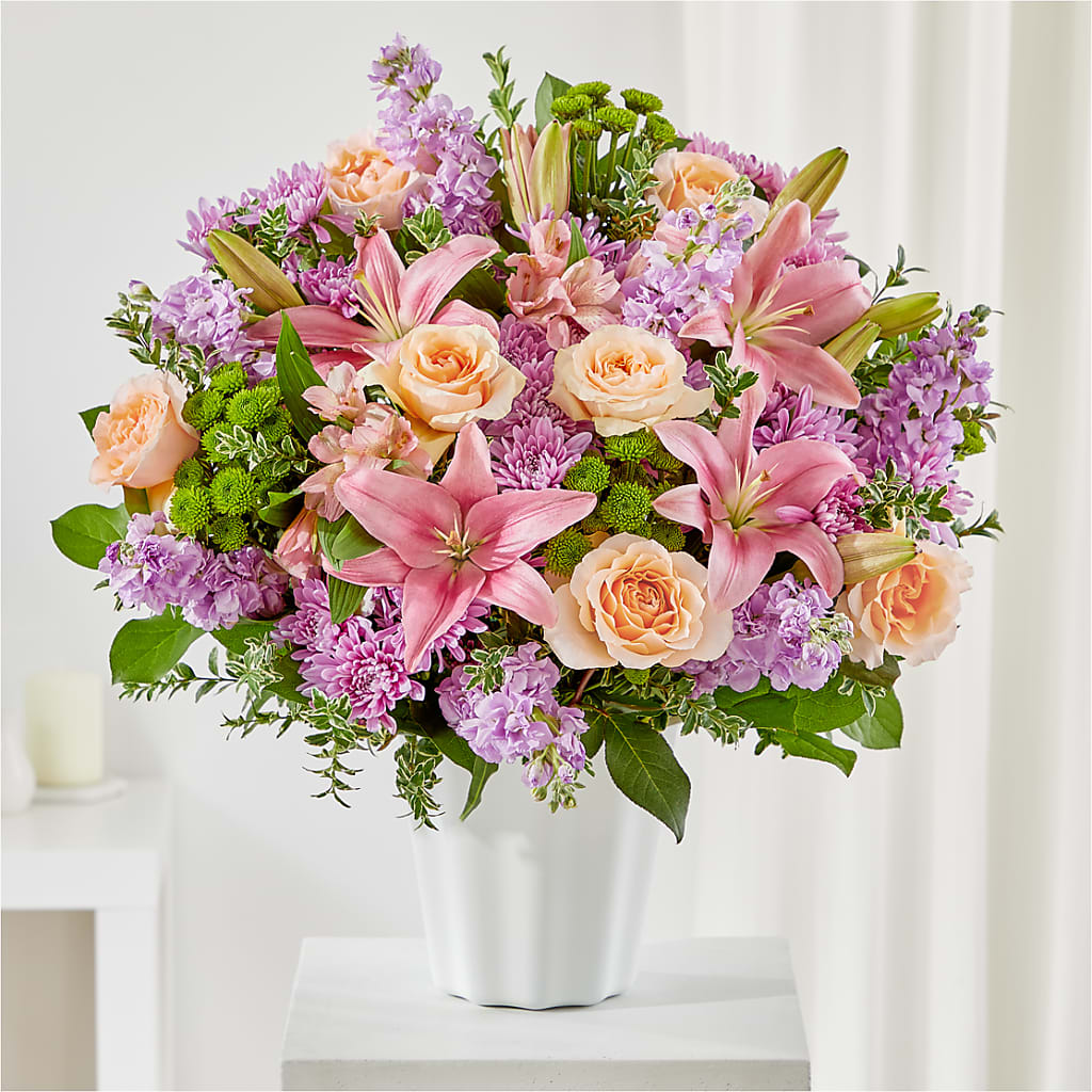 Supportive Embrace Tabletop Basket – Flower House Iii, Spring Hill FL