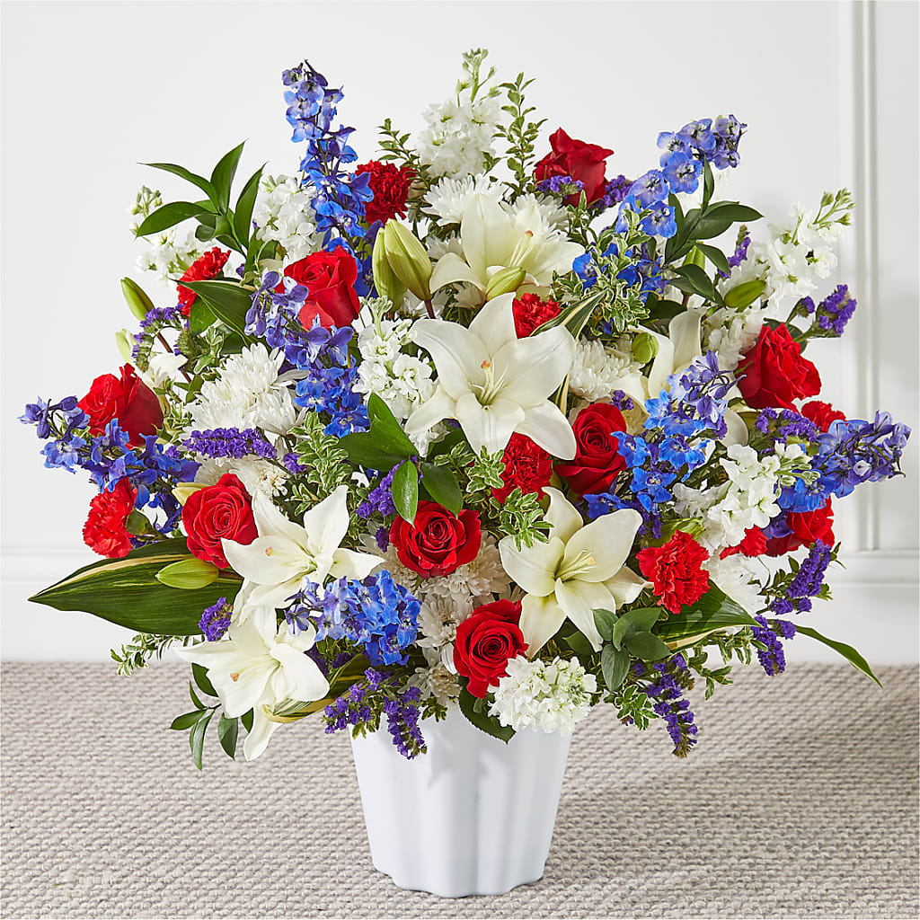 Consoled Floor Basket – Flower House Iii, Spring Hill FL