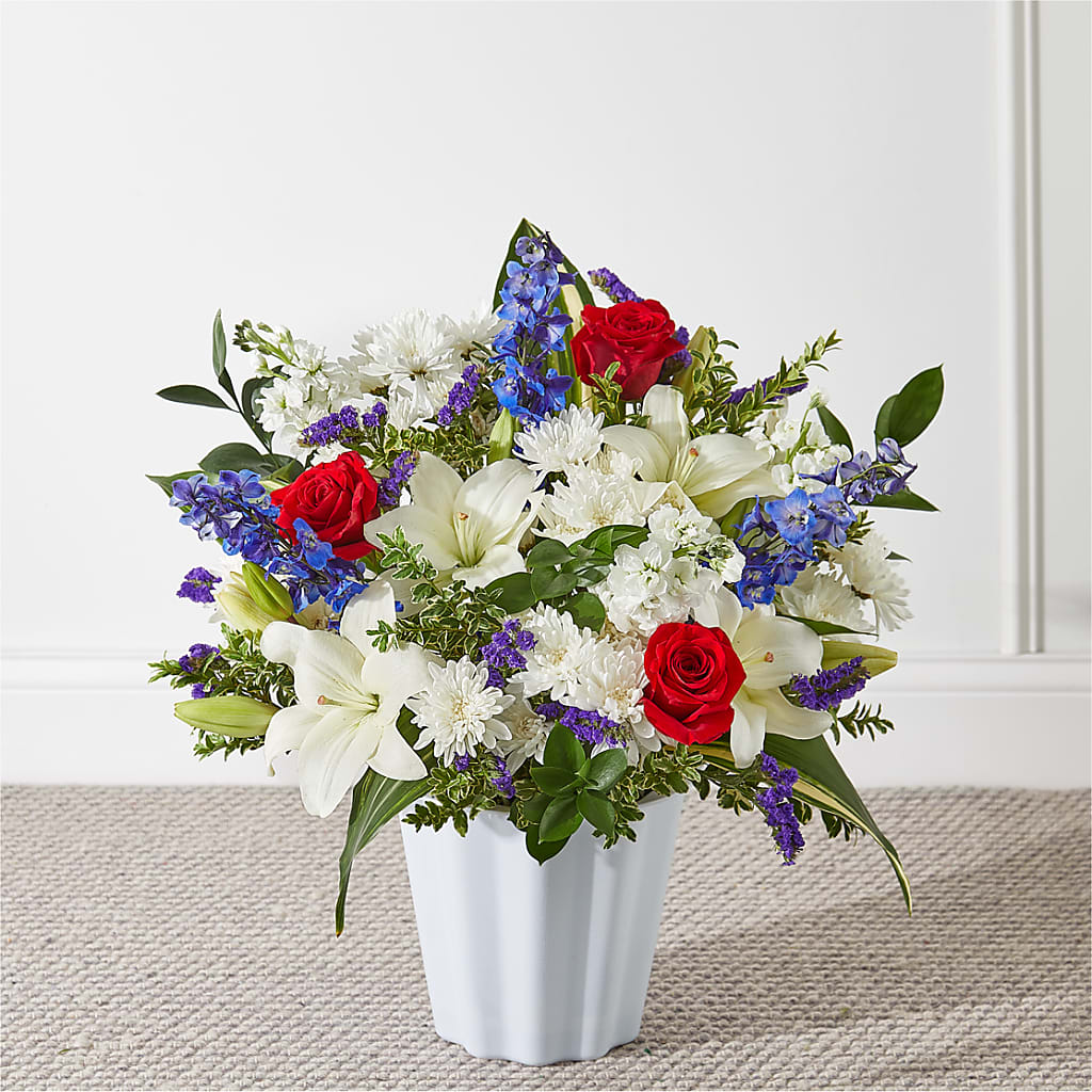 Consoled Floor Basket – Flower House Iii, Spring Hill FL