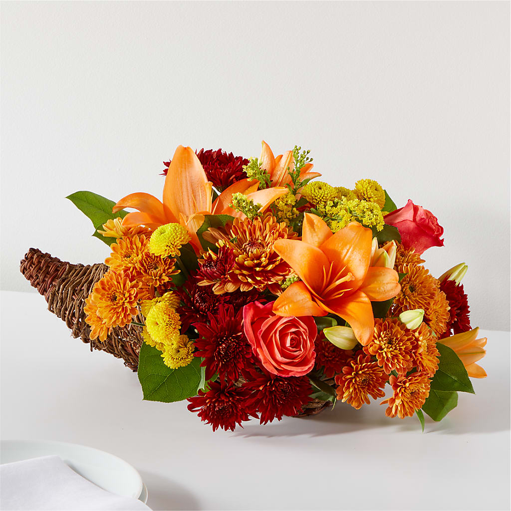 Bouquet of Blessings Cornucopia – Flower House Iii, Spring Hill FL