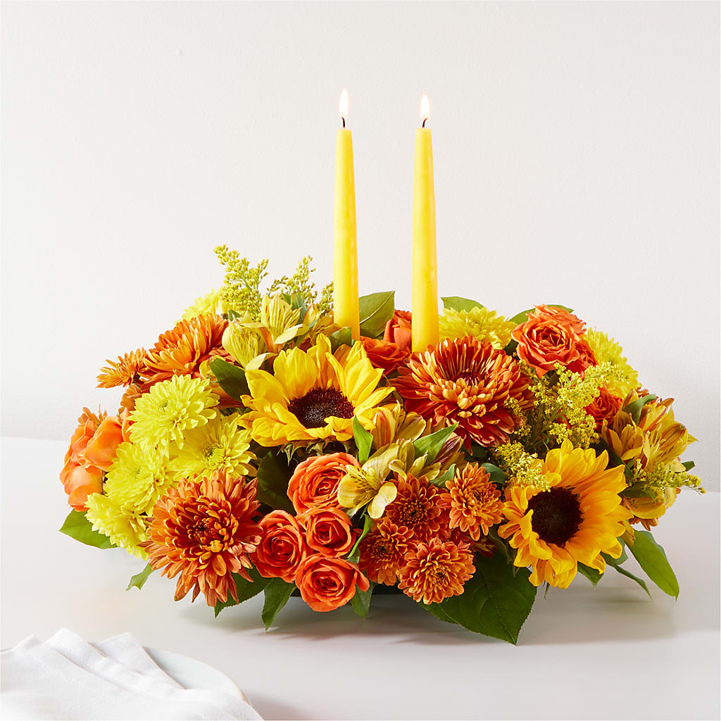 Autumn Harmony Centerpiece – Flower House Iii, Spring Hill FL