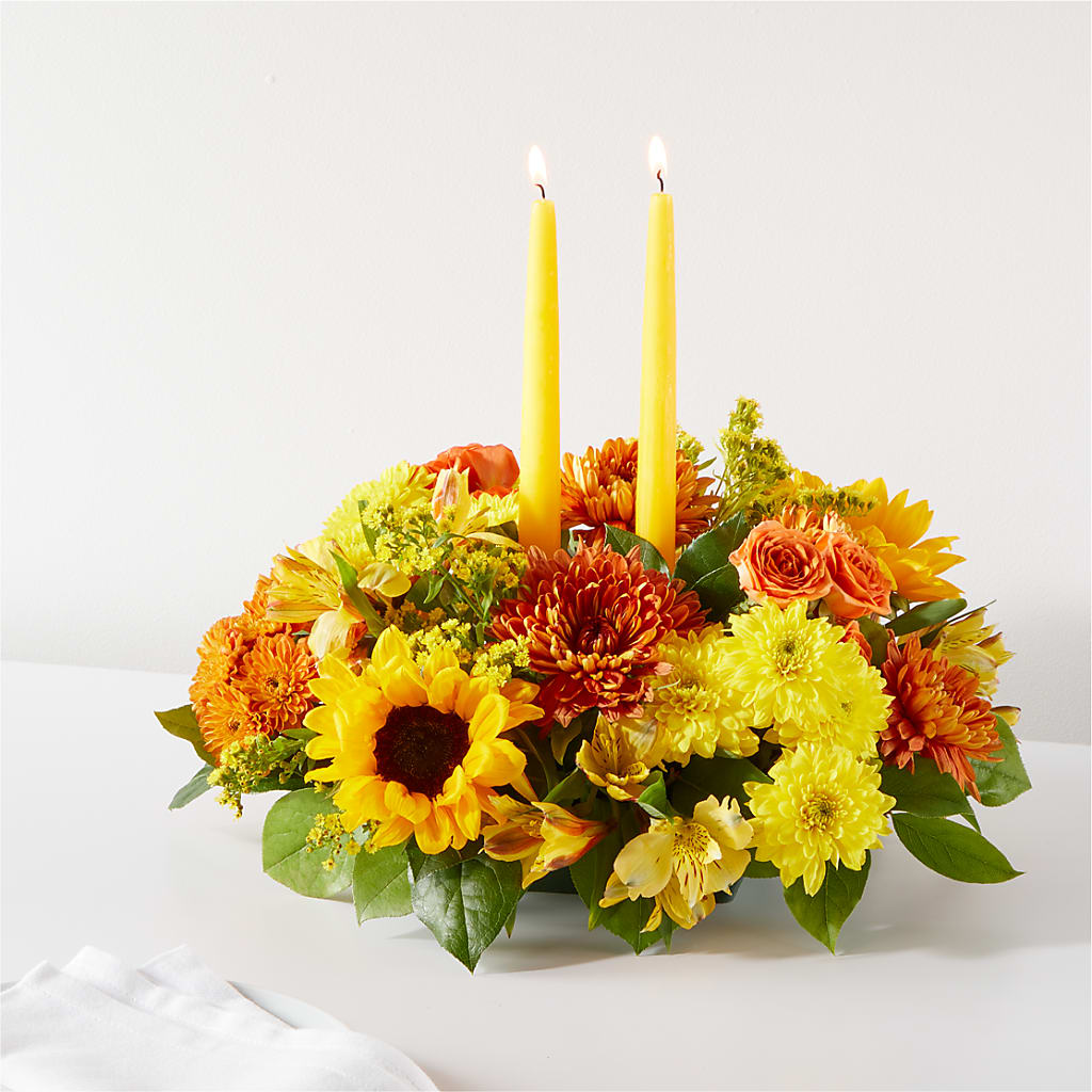 Autumn Harmony Centerpiece – Flower House Iii, Spring Hill FL
