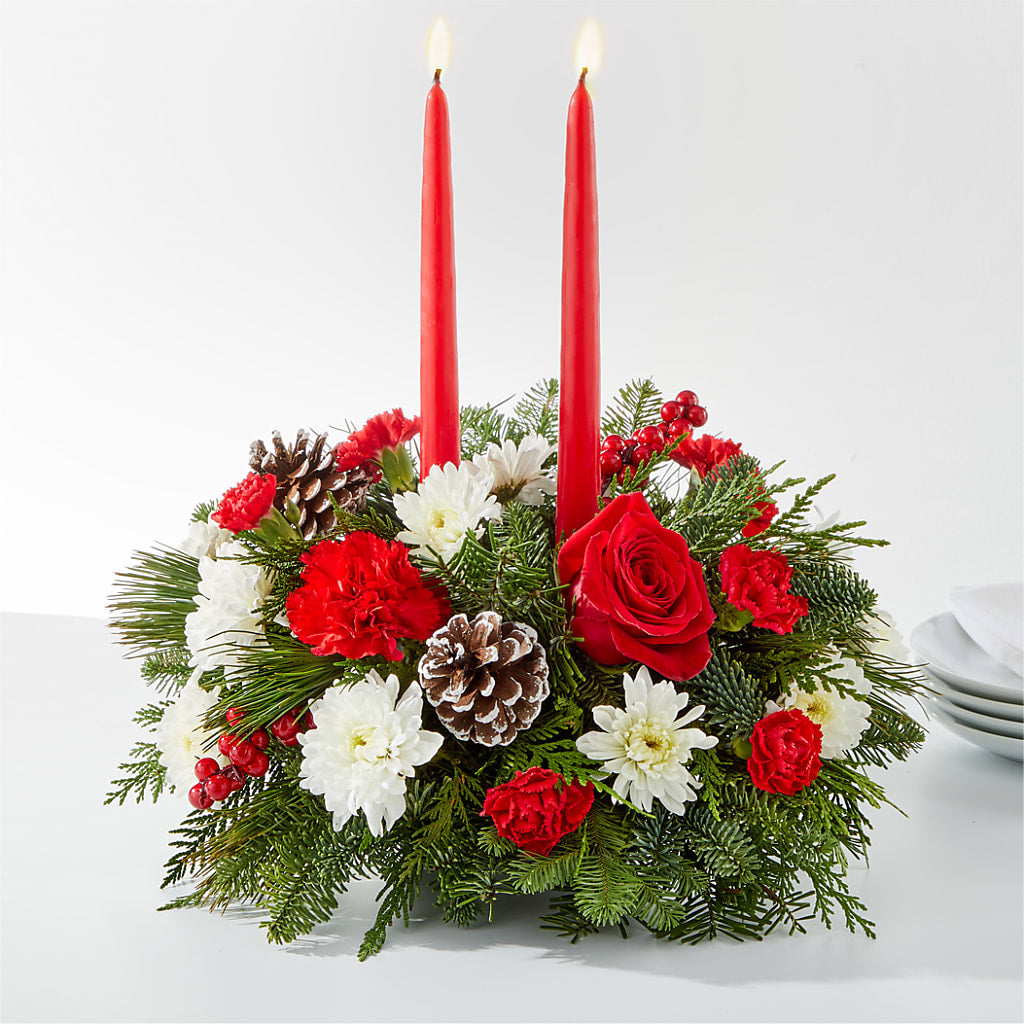 Holiday Soiree Centerpiece – Flower House Iii, Spring Hill FL