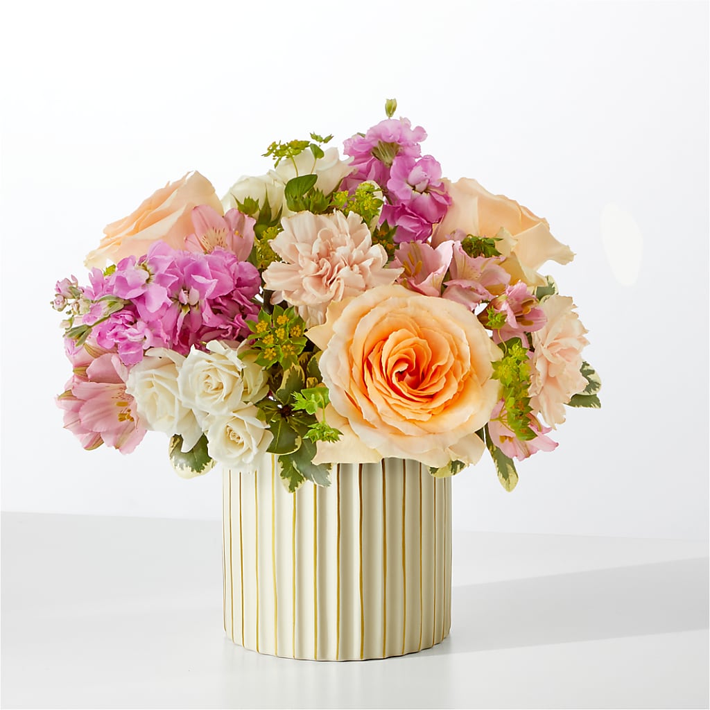 Paradise Bouquet with Ivory Vase – Flower House Iii, Spring Hill FL