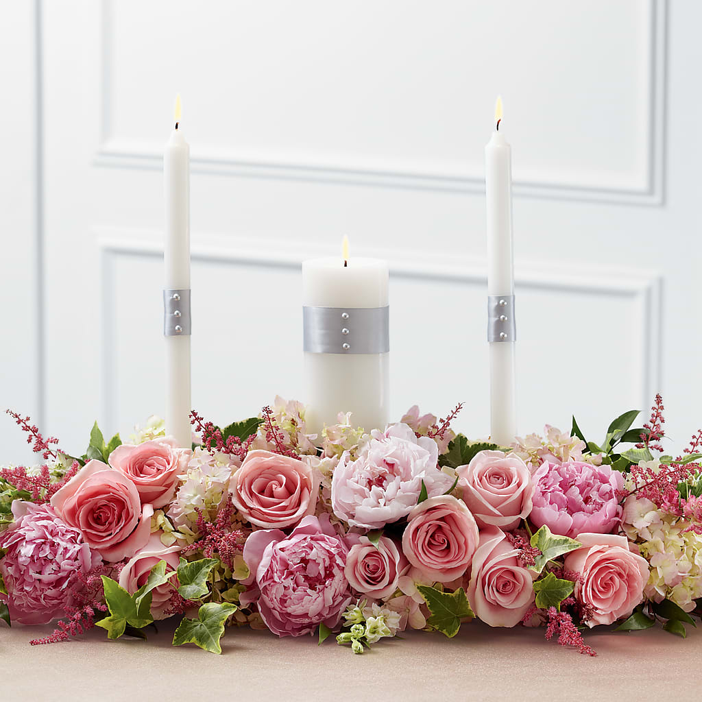 Worldwide Romance Unity Candle Arrangement – Flower House Iii, Spring Hill FL
