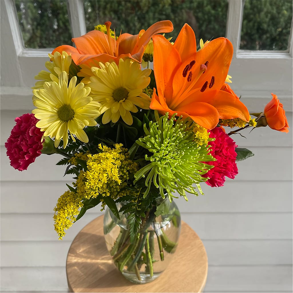Bold & Bright – A Florist Original –  Flower House Iii, Spring Hill FL