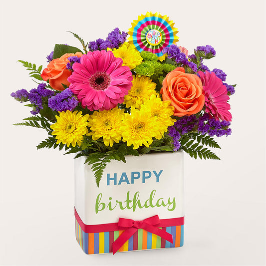 Birthday Brights Bouquet –  Flower House Iii, Spring Hill FL