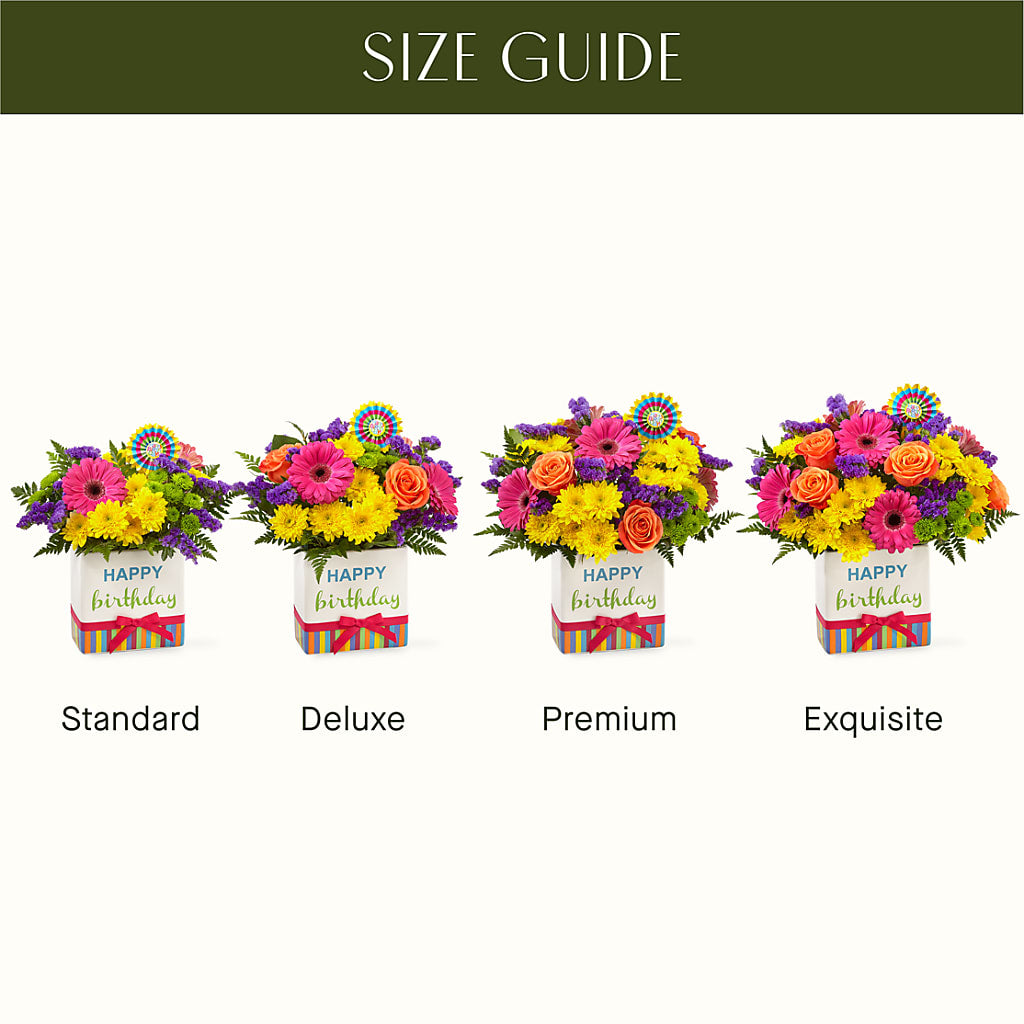 Birthday Brights Bouquet –  Flower House Iii, Spring Hill FL