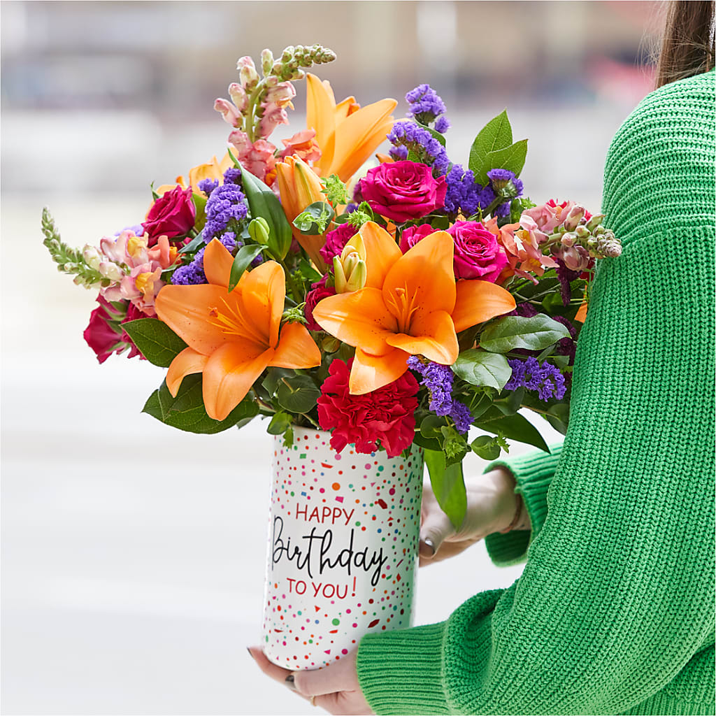 Birthday Palooza Bouquet –  Flower House Iii, Spring Hill FL