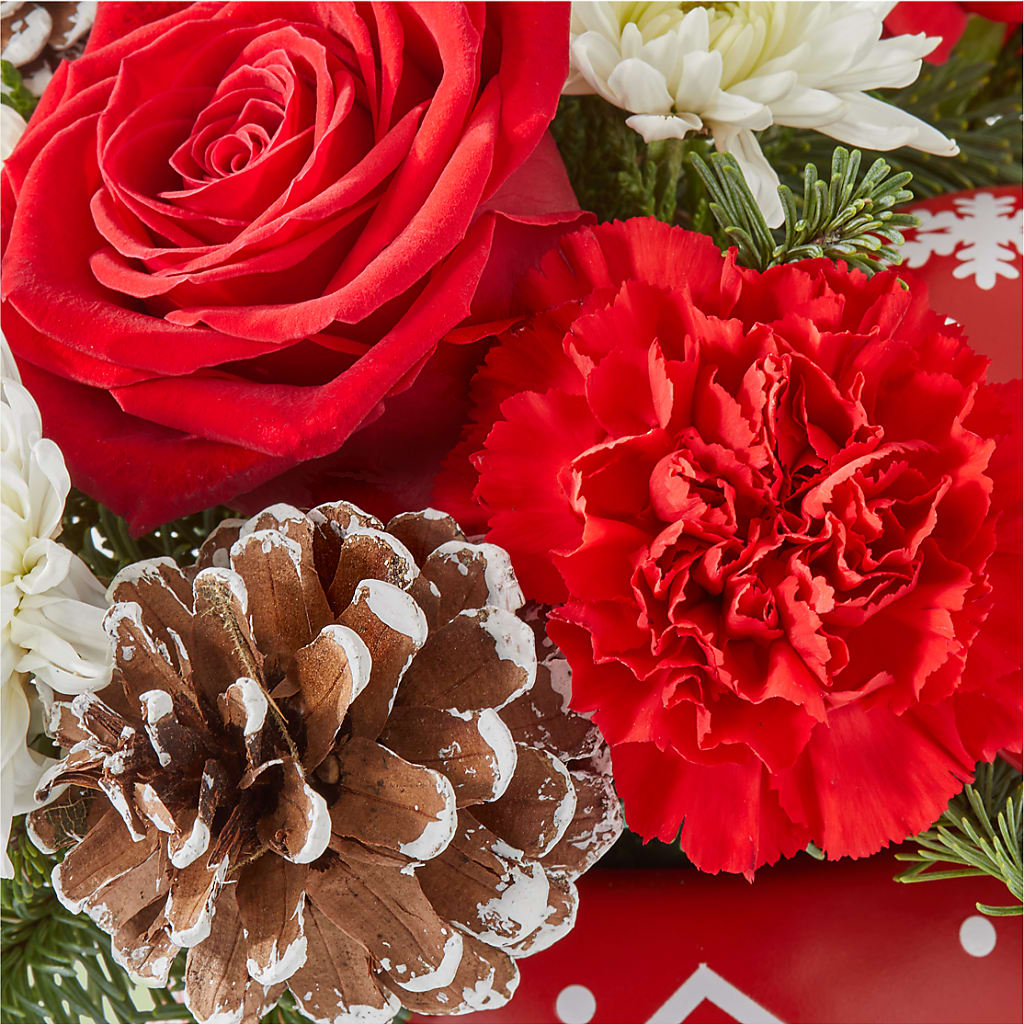 Christmas Village Ornament –  Flower House Iii, Spring Hill FL