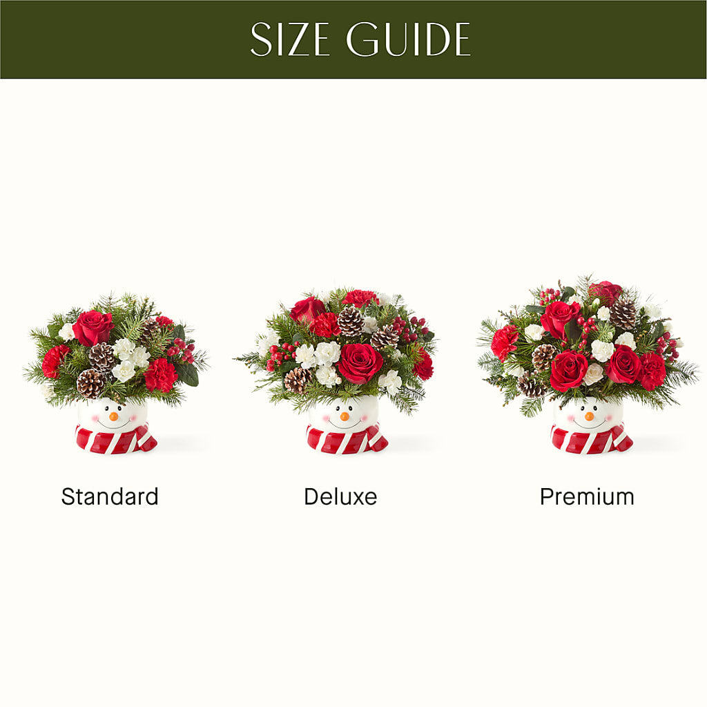 Jolly Snowman Bouquet –  Flower House Iii, Spring Hill FL