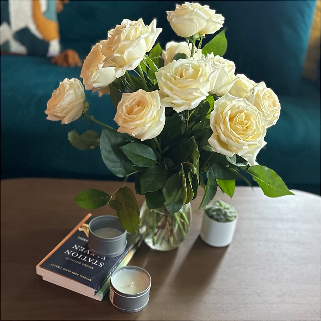 Long Stem Yellow Rose Bouquet –  Flower House Iii, Spring Hill FL