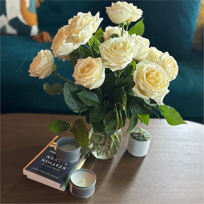 Long Stem Yellow Rose Bouquet –  Flower House Iii, Spring Hill FL