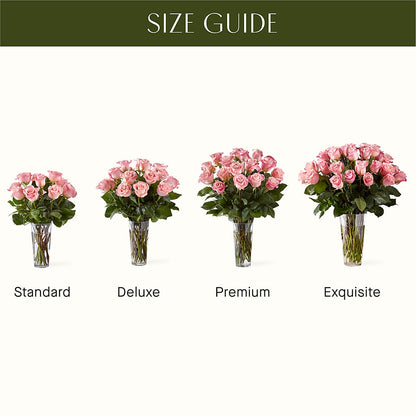Long Stem Pink Rose Bouquet –  Flower House Iii, Spring Hill FL