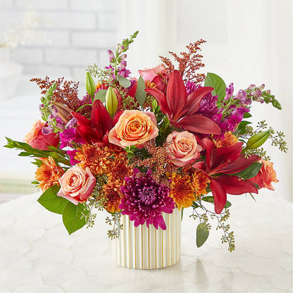 Burgundy Landscape Bouquet –  Flower House Iii, Spring Hill FL