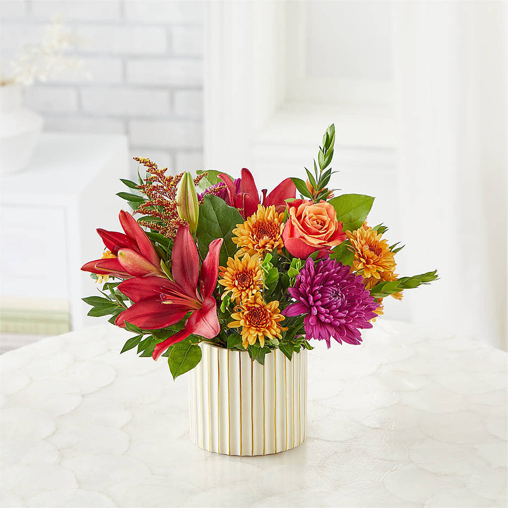 Burgundy Landscape Bouquet –  Flower House Iii, Spring Hill FL