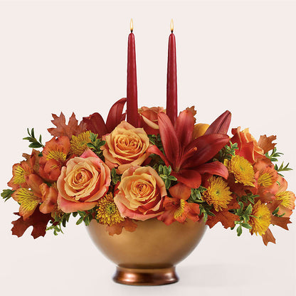 Harvest Table Centerpiece –  Flower House Iii, Spring Hill FL