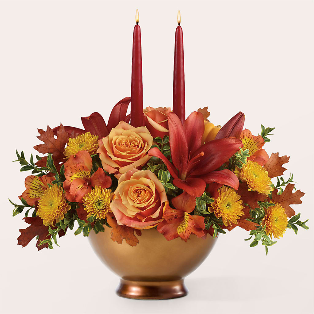Harvest Table Centerpiece –  Flower House Iii, Spring Hill FL