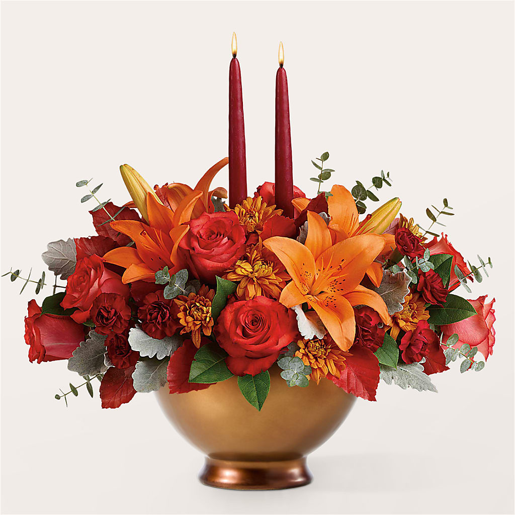 Fruits of Fall Centerpiece –  Flower House Iii, Spring Hill FL