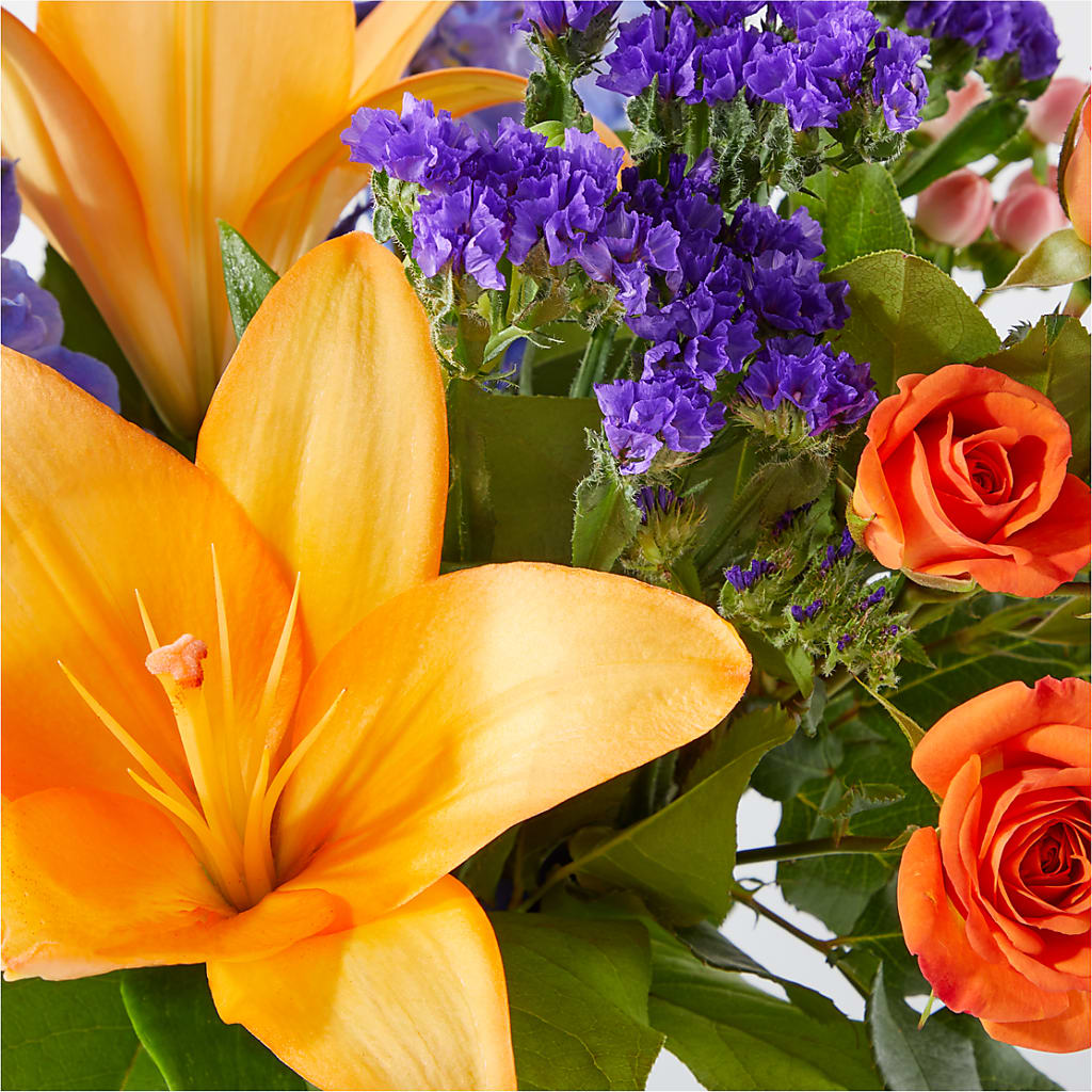 Radiant Citrus Bouquet –  Flower House Iii, Spring Hill FL