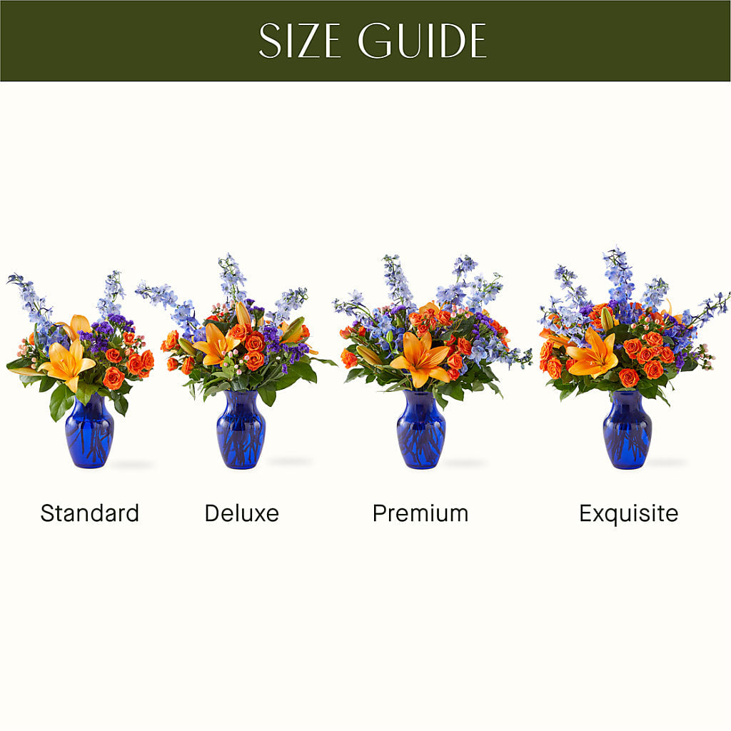 Radiant Citrus Bouquet –  Flower House Iii, Spring Hill FL