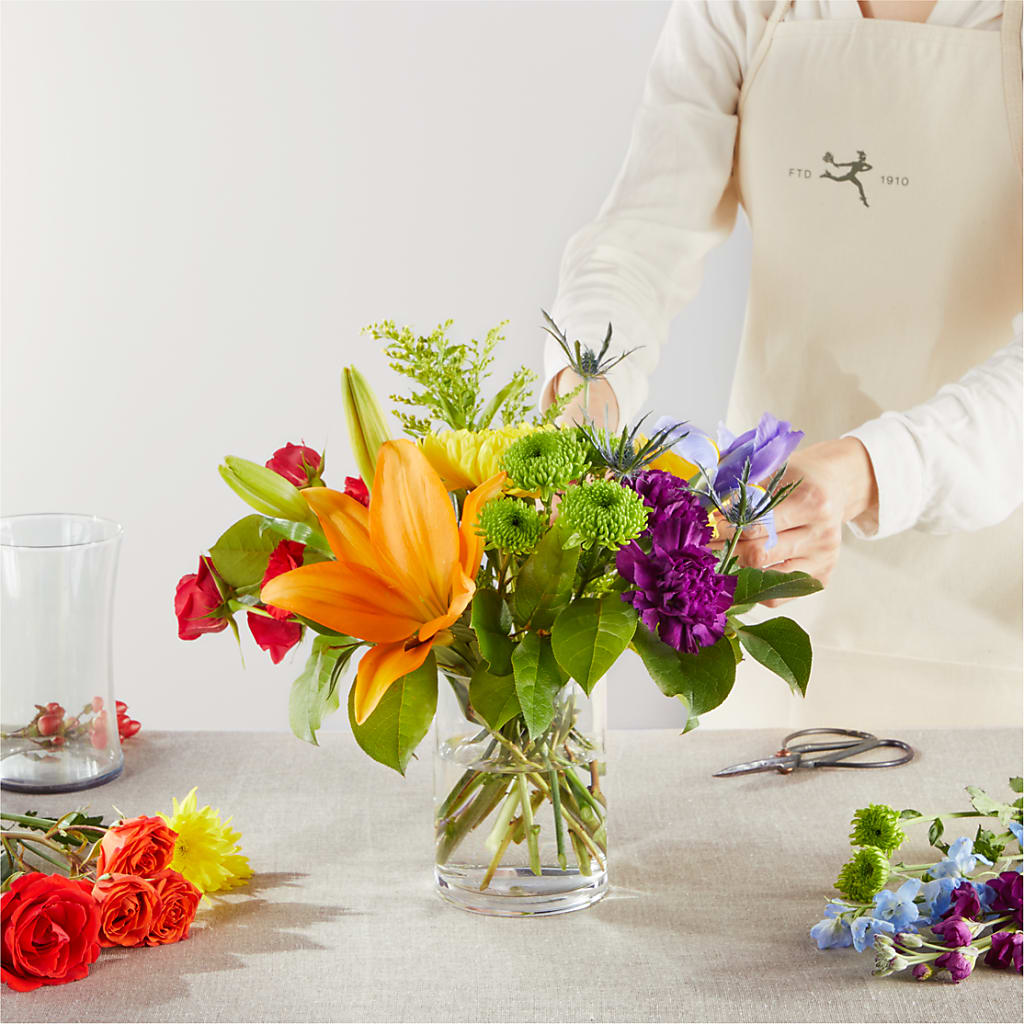 Summer Spectra - A Florist Original –  Flower House Iii, Spring Hill FL