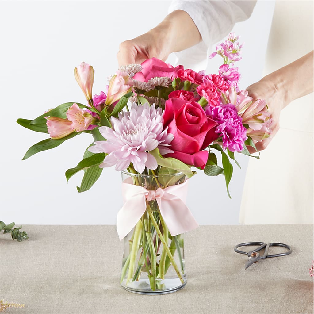 Pink Ribbon - A Florist Original –  Flower House Iii, Spring Hill FL
