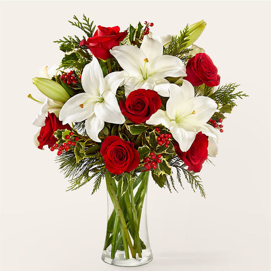 Sparkling Snowflakes Bouquet –  Flower House Iii, Spring Hill FL