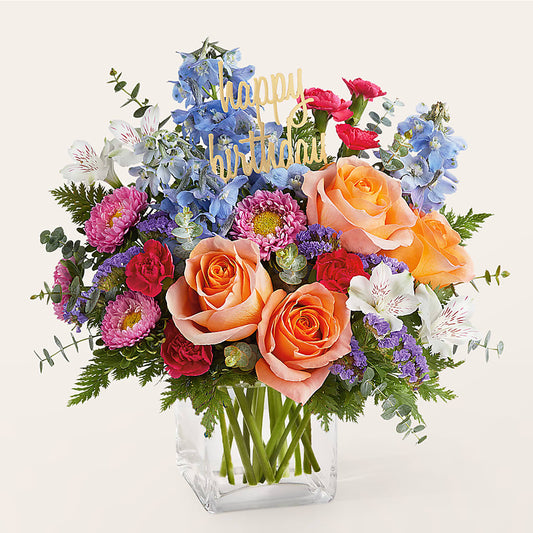 Birthday Bash Bouquet –  Flower House Iii, Spring Hill FL