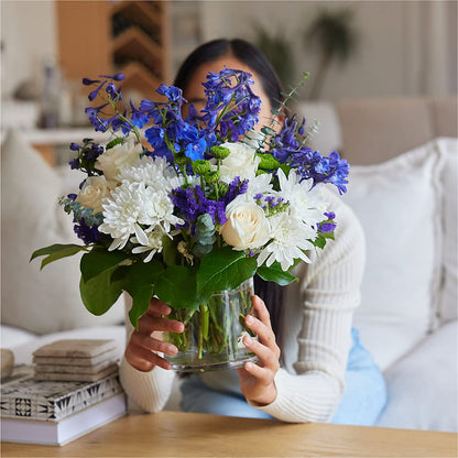 Cerulean Waves Bouquet –  Flower House Iii, Spring Hill FL