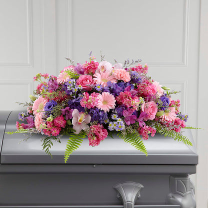 Glorious Garden Casket Spray –  Flower House Iii, Spring Hill FL